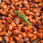 Easy Maple Cinnamon Roasted Sweet Potatoes
