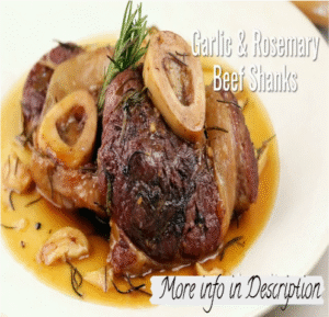 Keto Garlic Rosemary Beef Shanks Cooking Video