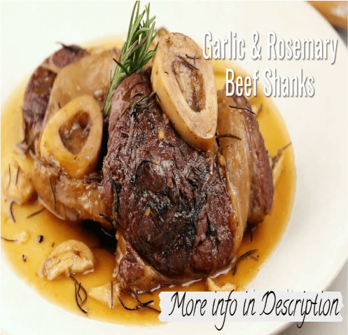 Keto Garlic Rosemary Beef Shanks Cooking Video